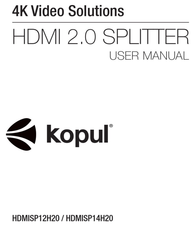 Kopul HDMISP12H20 user manual