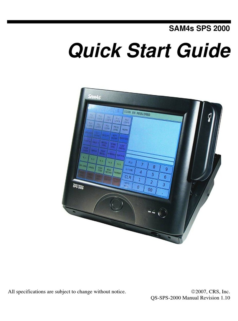 CRS SAM4s SPS 2000 quick start guide