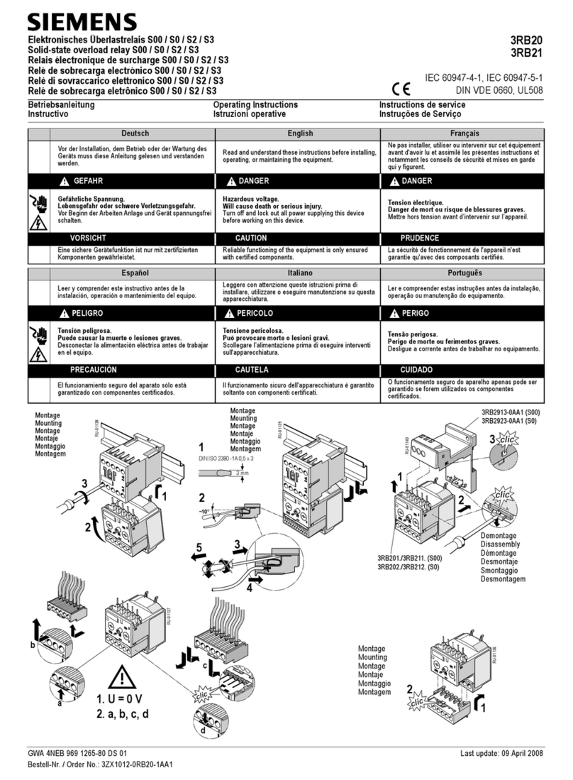 Siemens 3RB20 User manual