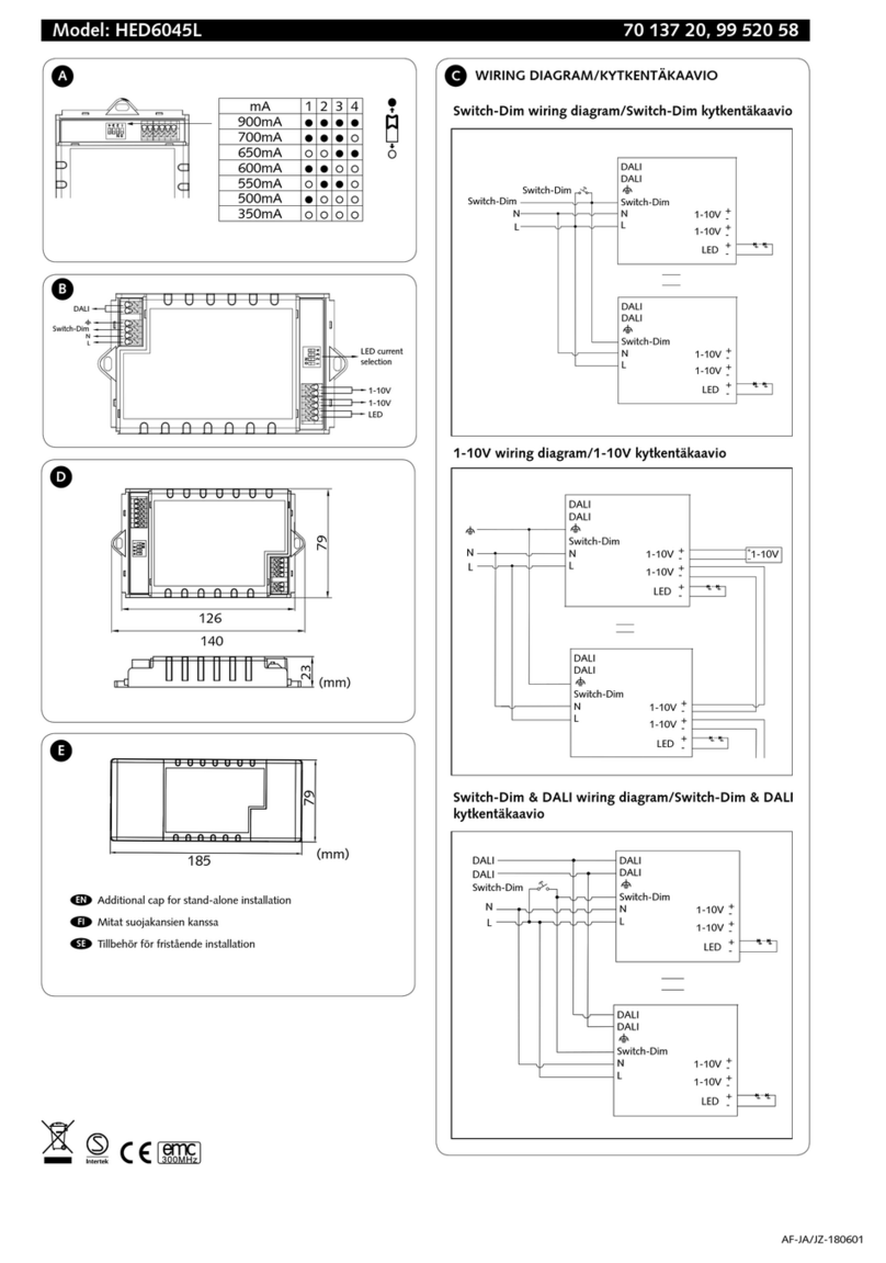 Malmbergs HED6045L User manual Malmbergs HED6045L User manual