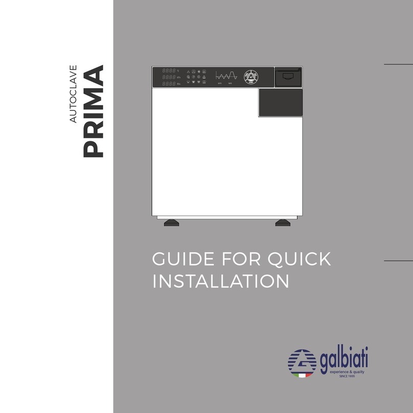 GALBIATI PRIMA Quick installation guide GALBIATI PRIMA Quick installation guide
