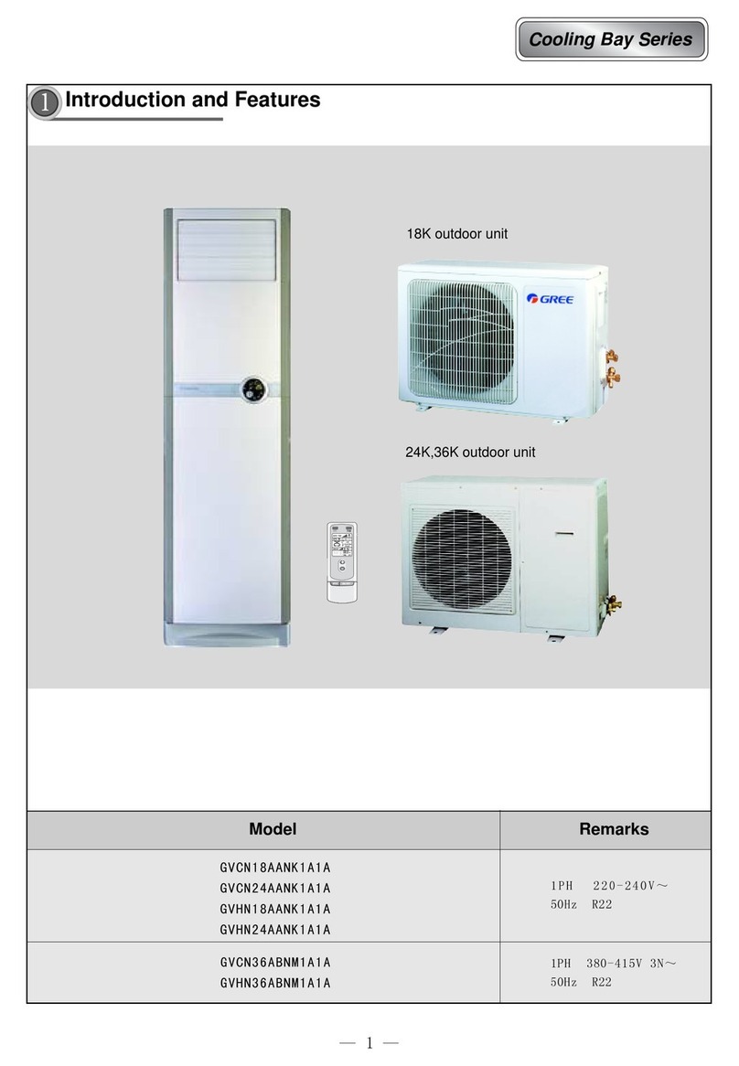 Gree Cooling Bay Series User manual
