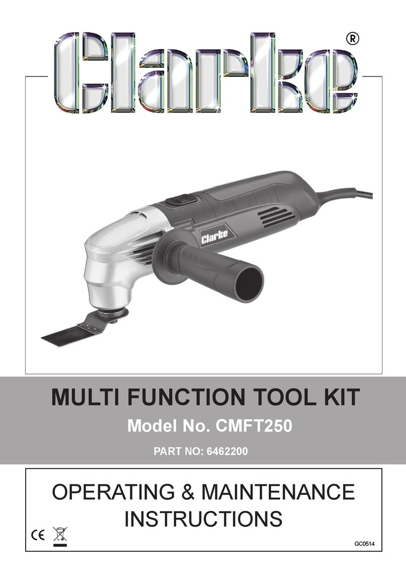 Clarke CMFT250 Installation and operation manual