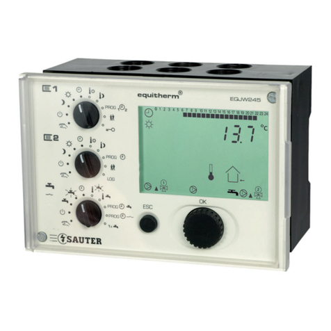 sauter equitherm EQJW245 User manual