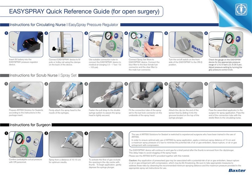 baxter EASYSPRAY User manual