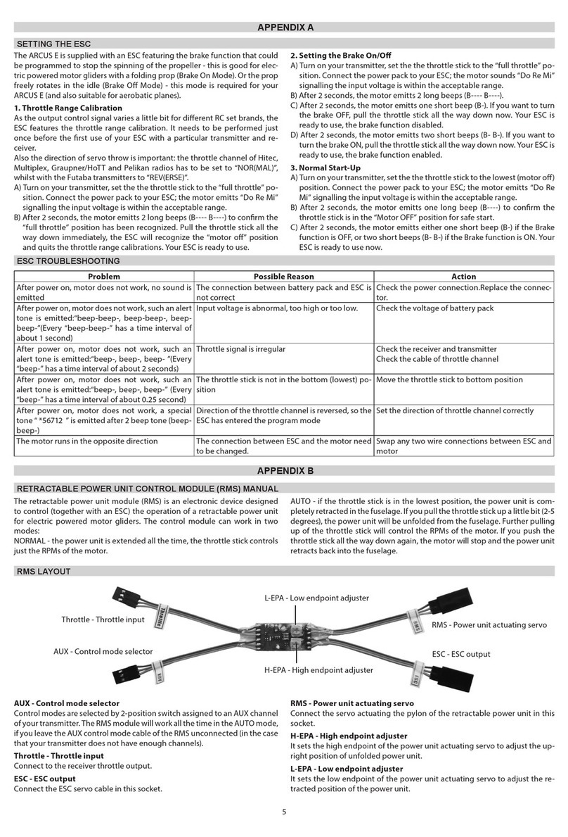 Lange Aviation Arcus E quick start guide