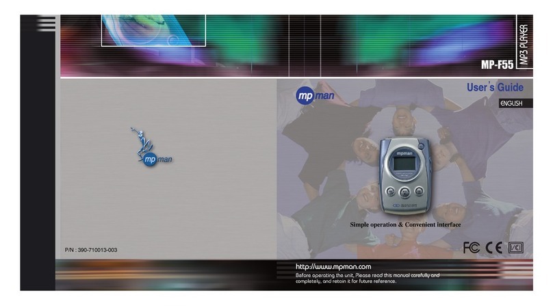 MP-Man MP-F55 user guide