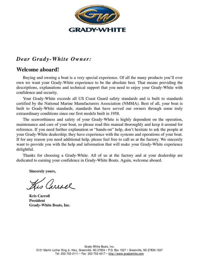 Grady-White Boats Express 330 owner's manual