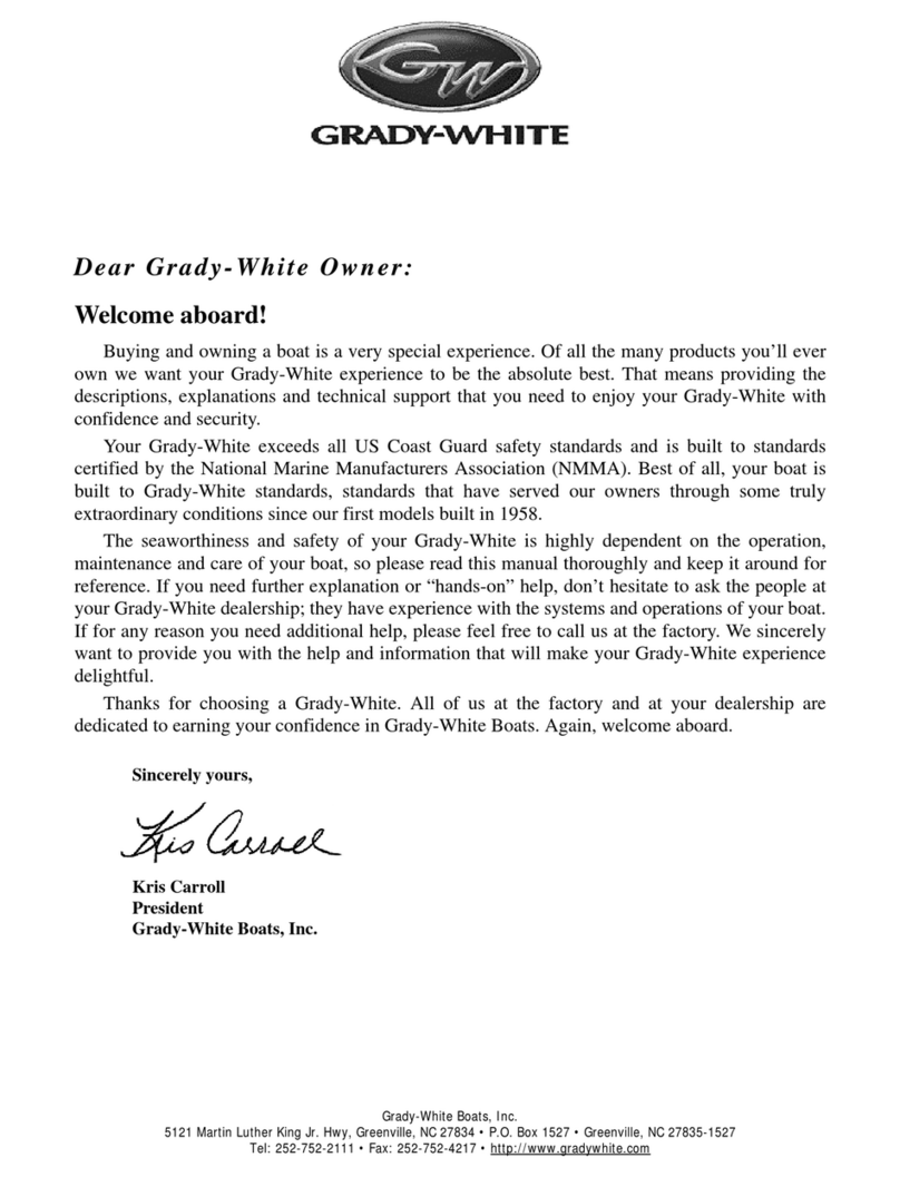 Grady-White Boats Express 330 owner's manual