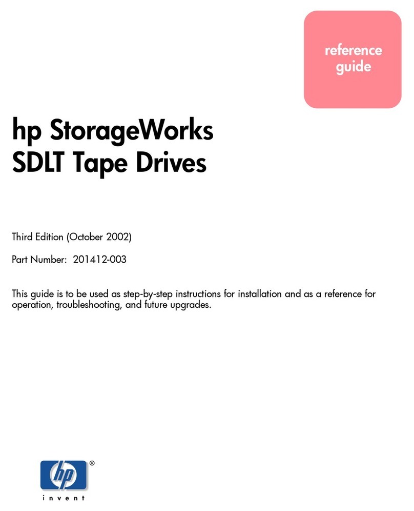 HP StorageWorks SDLT Series User manual