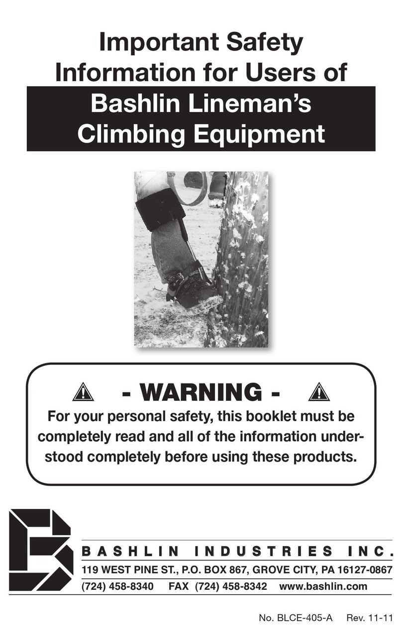 BASHLIN Lineman's Important safety information