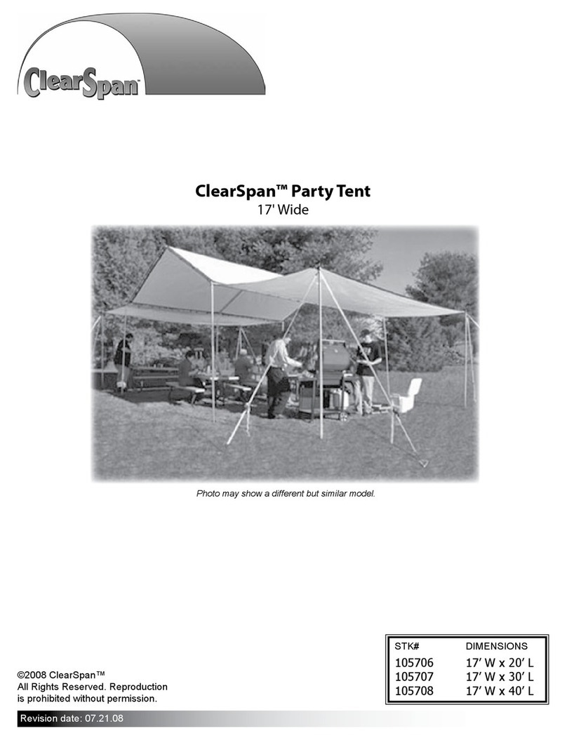 ClearSpan 105706 User manual