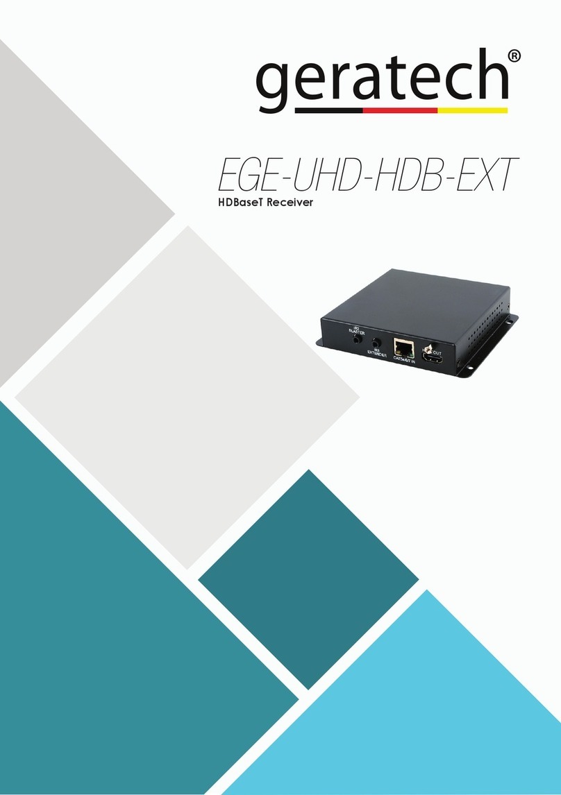 geratech EGE-UHD-HDB-EXT User manual