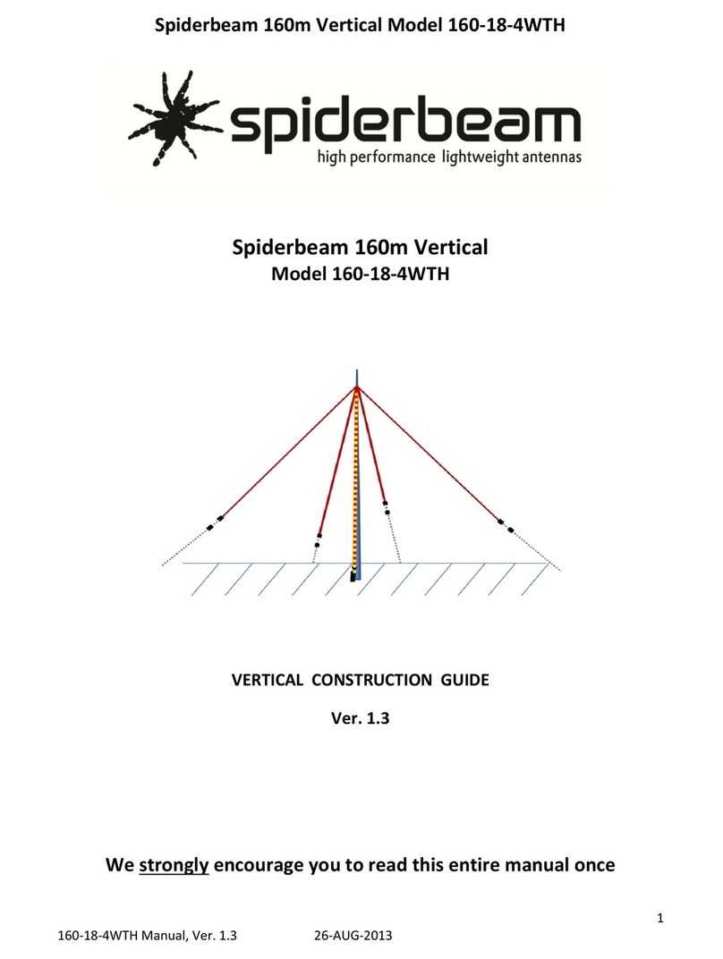 Spiderbeam 160-18-4WTH Construction guide