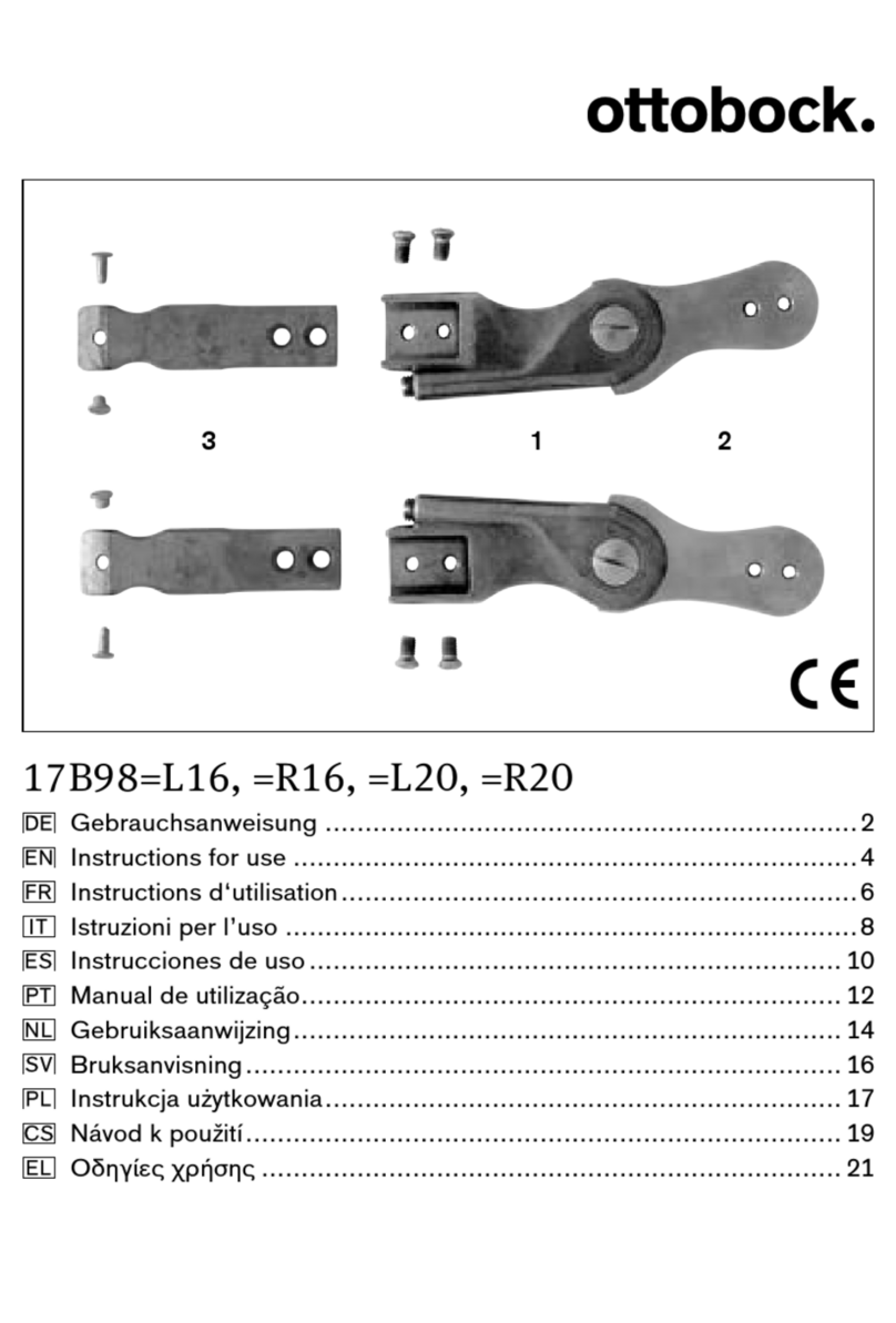 Otto Bock 17B98-L16 User manual