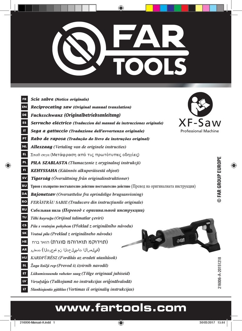 Far Tools XF-Saw Operation instructions