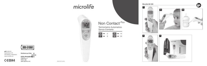 Microlife Non Contact Plus NC 200 manual