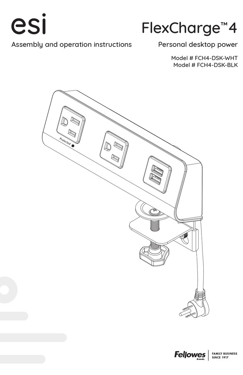 Fellowes FlexCharge4  Series Parts list manual