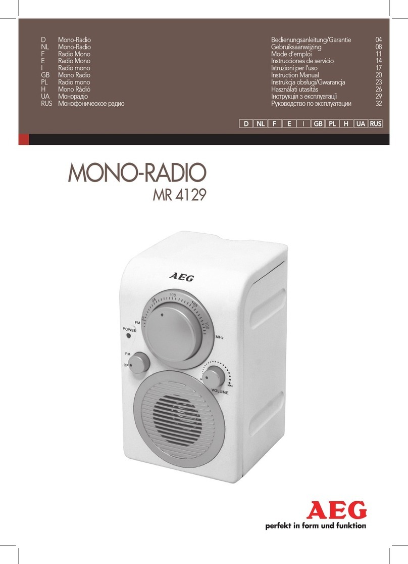AEG MR 4129 User manual