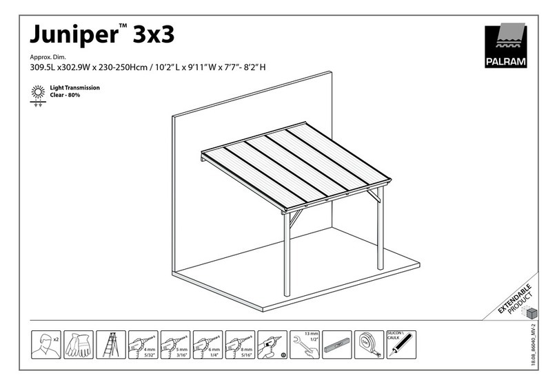Palram Juniper 3x3 manual