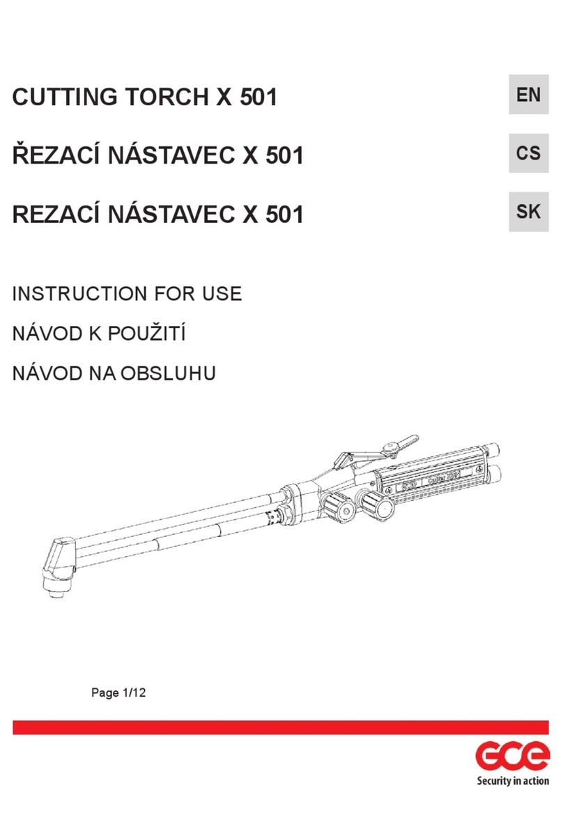 GCE X 501 User manual