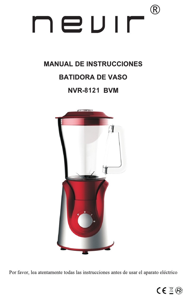 Nevir NVR-8121 BVM instruction manual