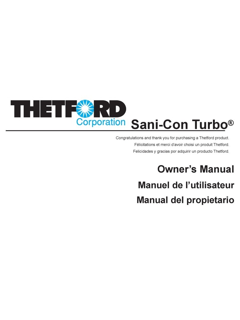 Thetford Sani-Con Turbo owner's manual