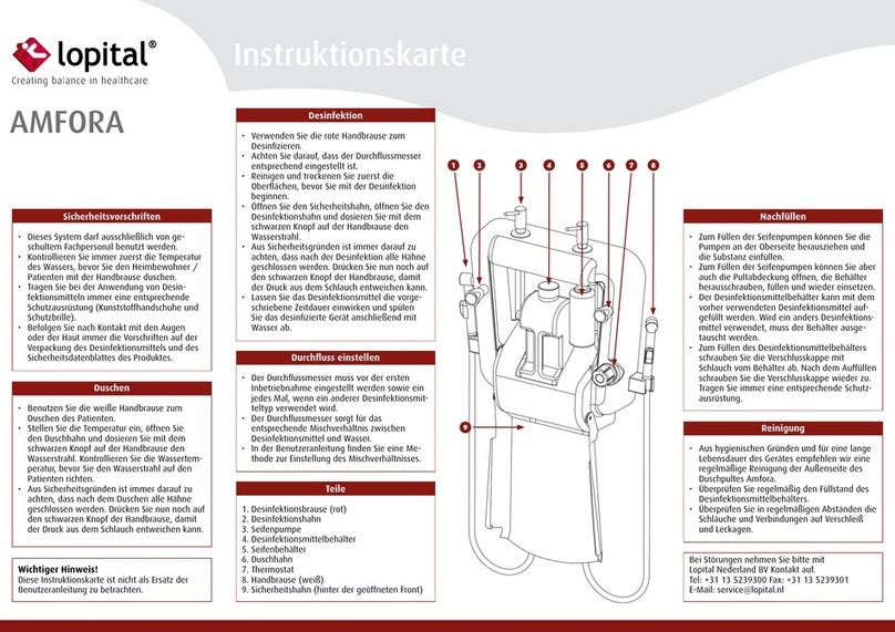 lopital Amfora Instruction card