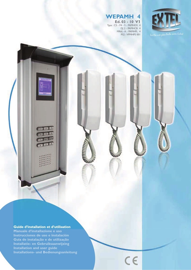 Extel WEPAMH 4 User manual