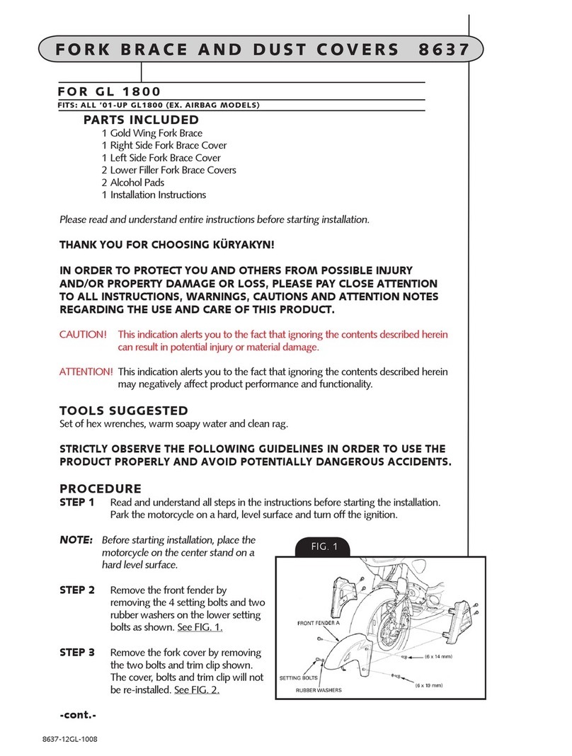 Kuryakyn 8637 User manual