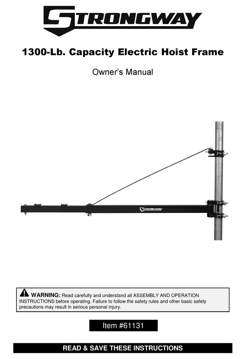 Strongway 61131 owner's manual