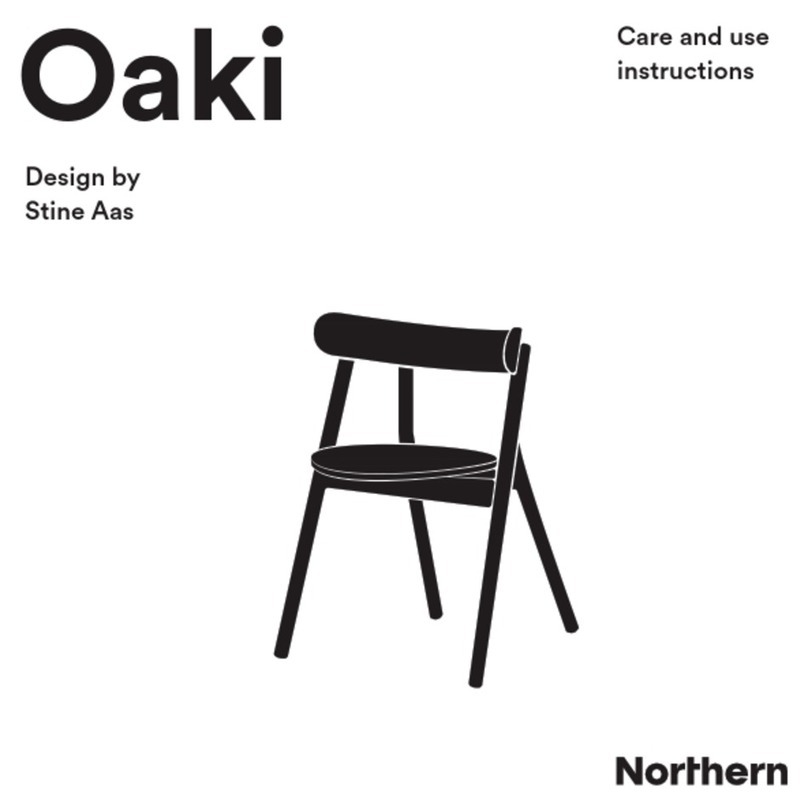 Northern Oaki Care and use instructions