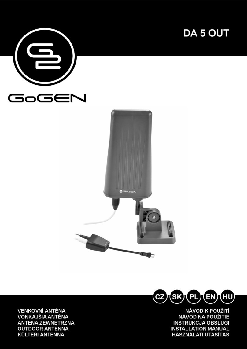 Gogen DA 5 OUT installation manual
