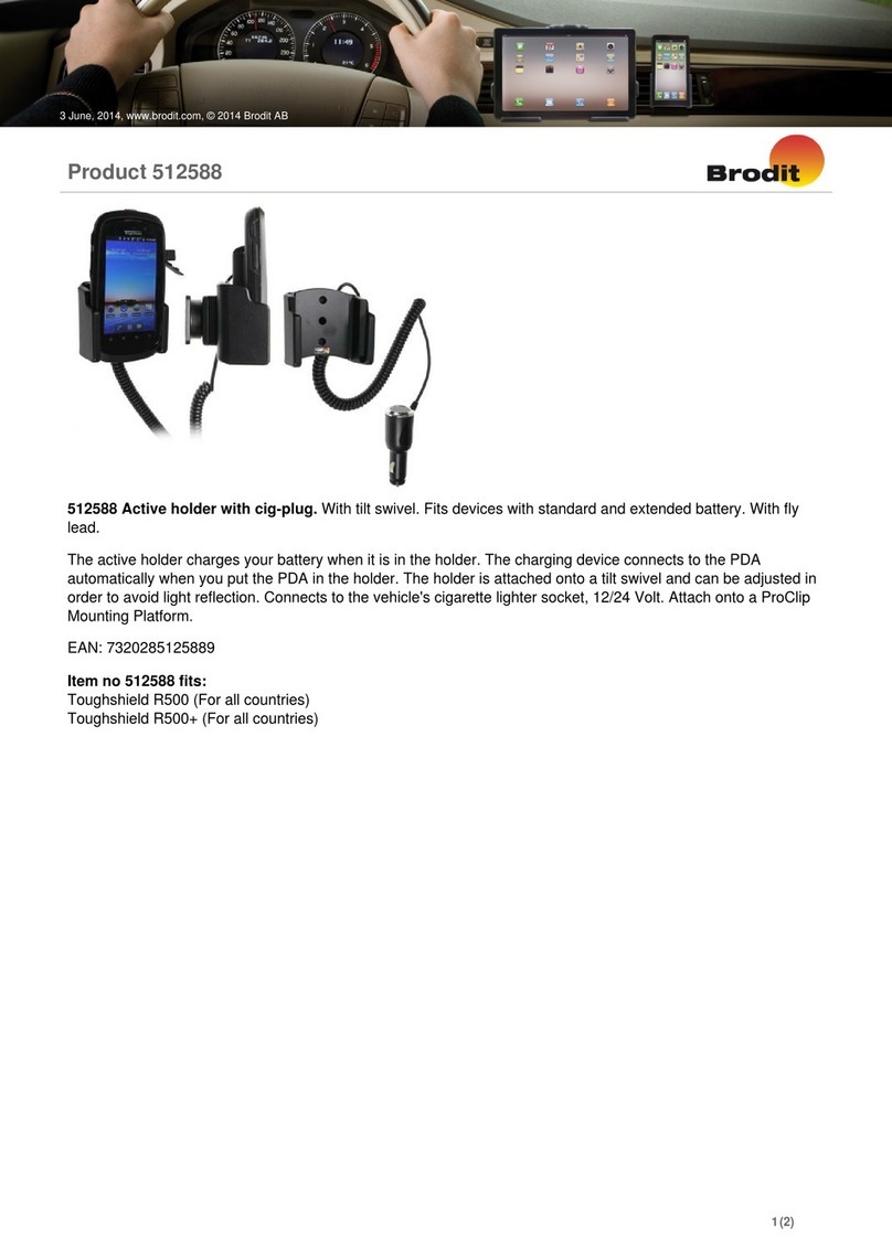 Brodit 512588 installation instructions