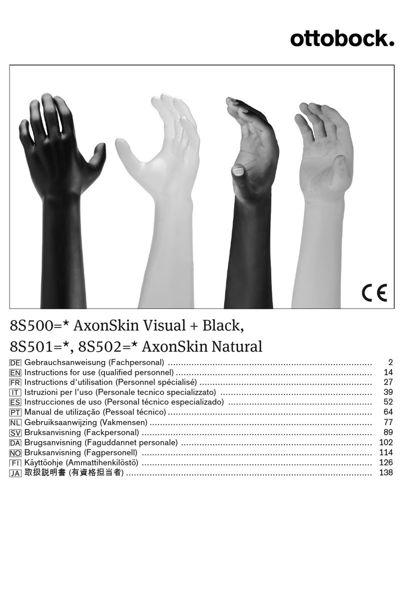 Otto Bock 8S500 Instructions for use