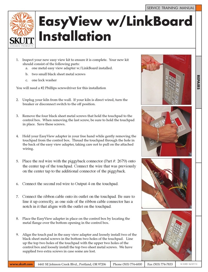 Skutt EasyView w/LinkBoard Installation guide
