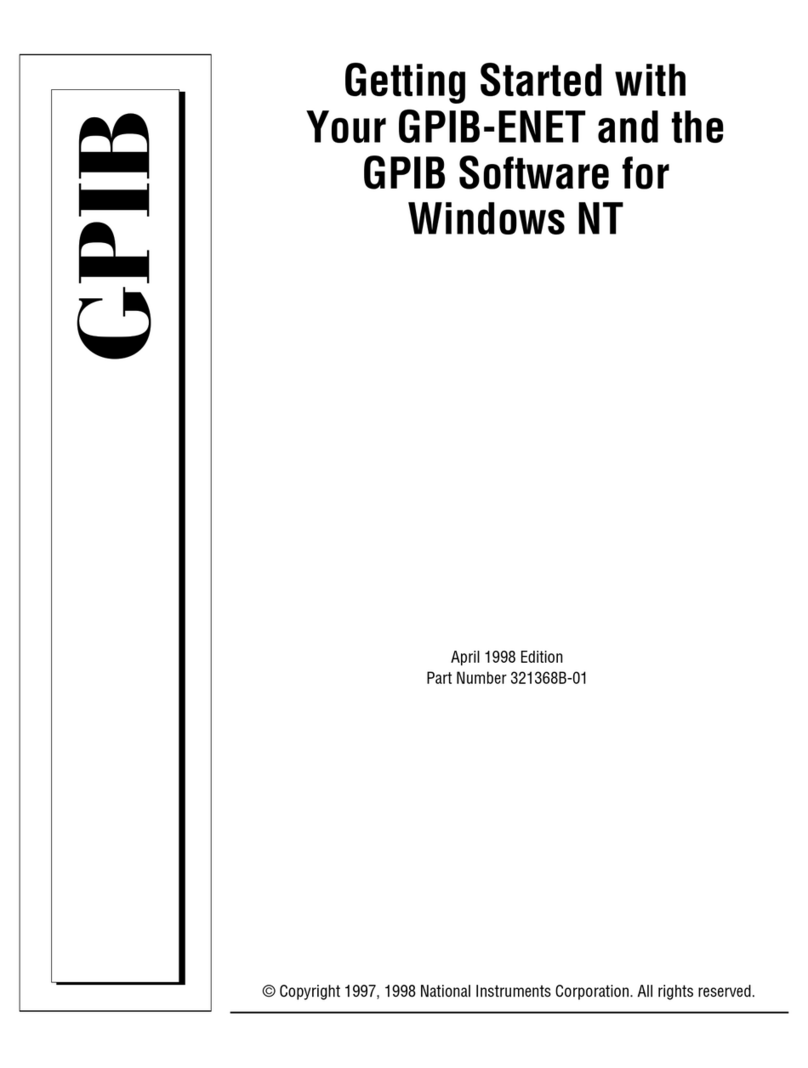 National Instruments GPIB-ENET Getting started