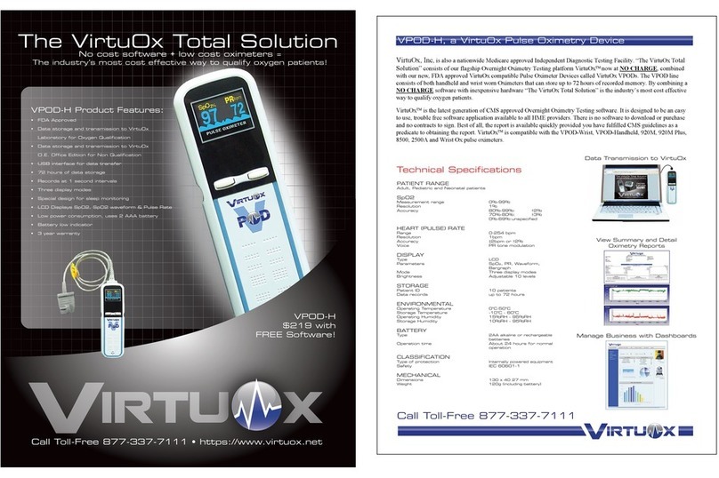 Virtuox VPOD-H Operator's manual