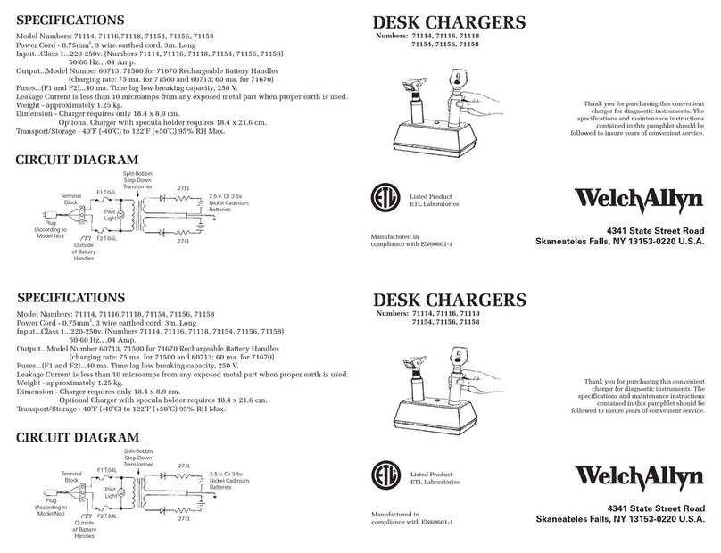 Welch Allyn 71114 manual
