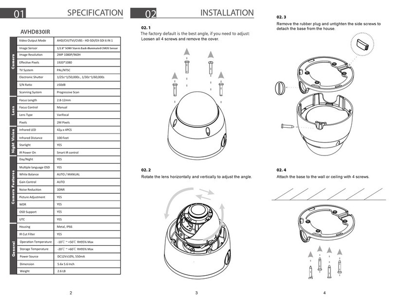 Avue AVHD830IR User manual