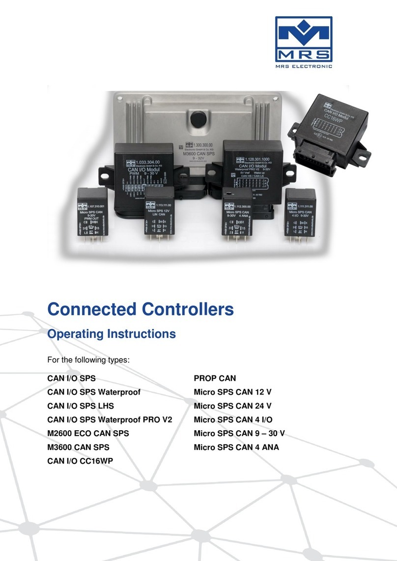 MRS CAN I/O SPS operating instructions