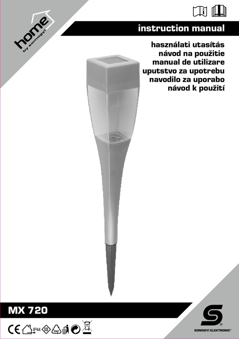 Somogyi home MX 720 instruction manual