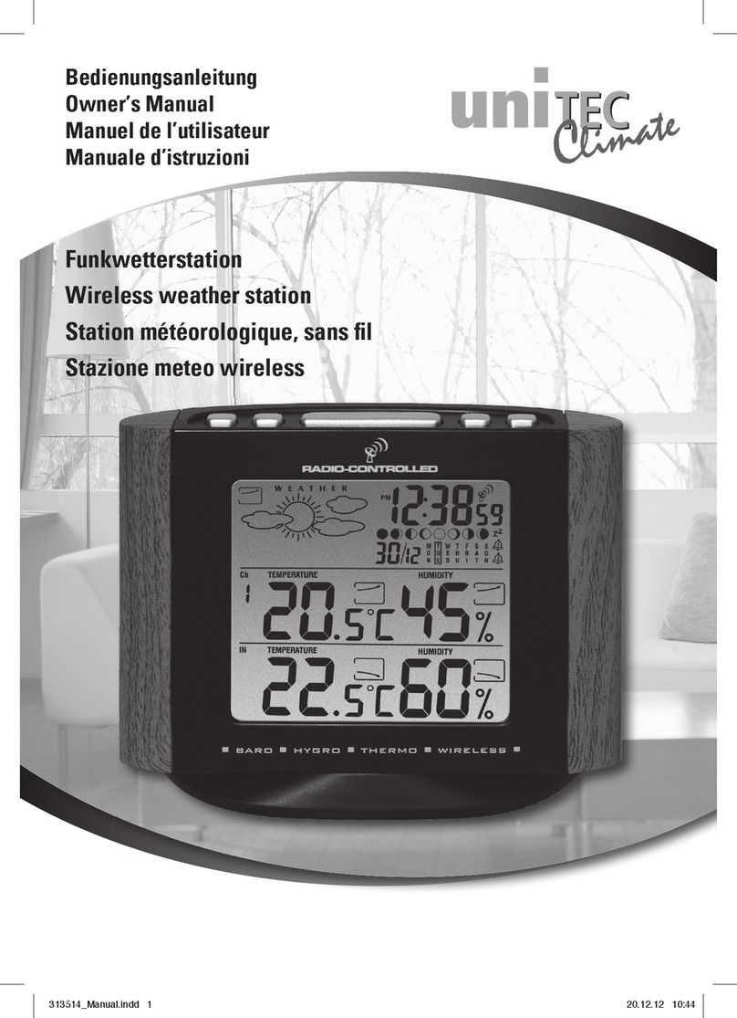 UNITEC Climate W010 User manual