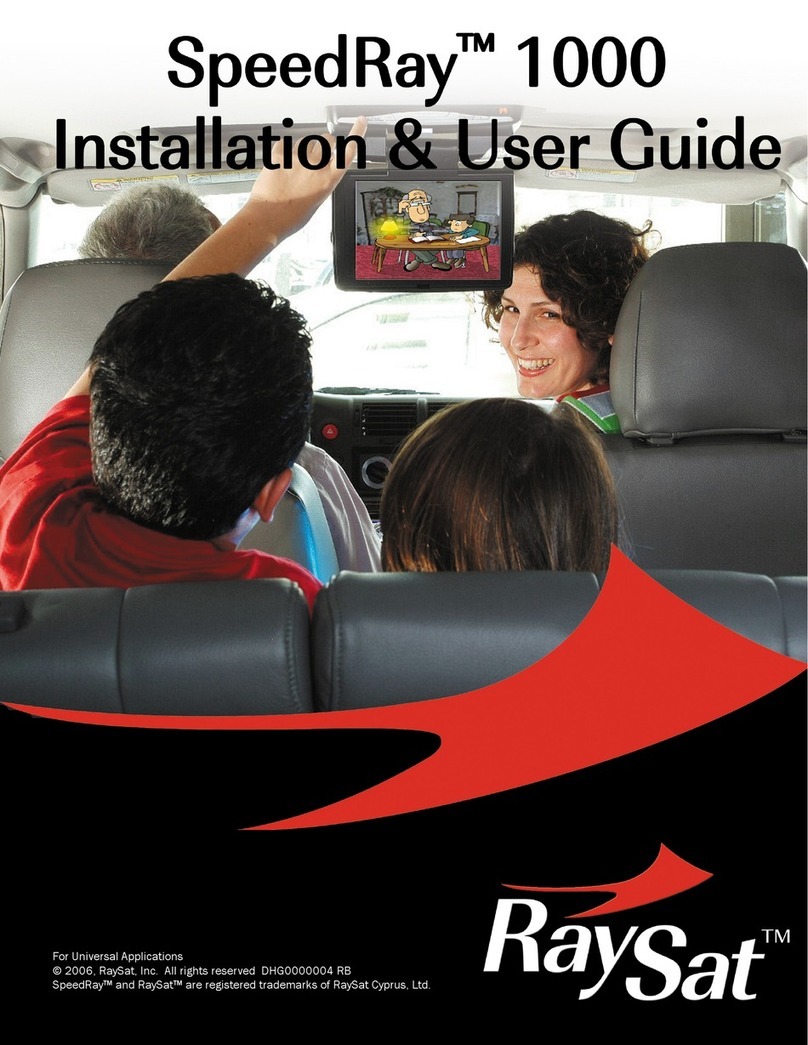 RaySat SpeedRay 1000 Installation & user guide