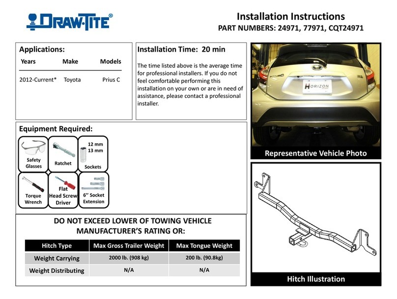 Draw tite 77971 User manual