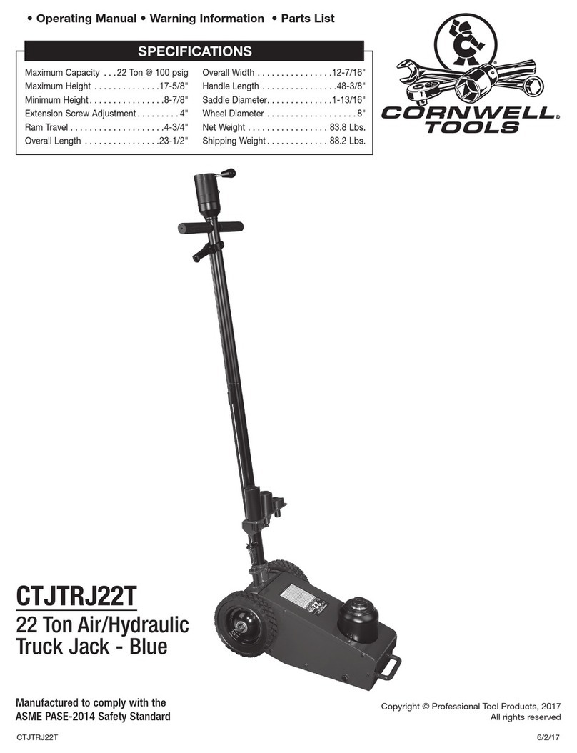 Cornwell Tools CTJTRJ22T User manual