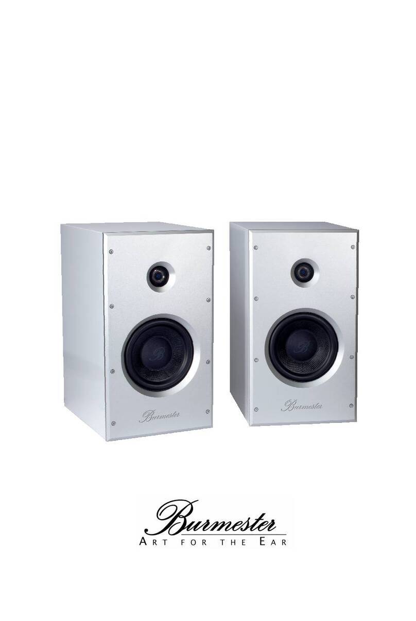 Burmester B10 User manual
