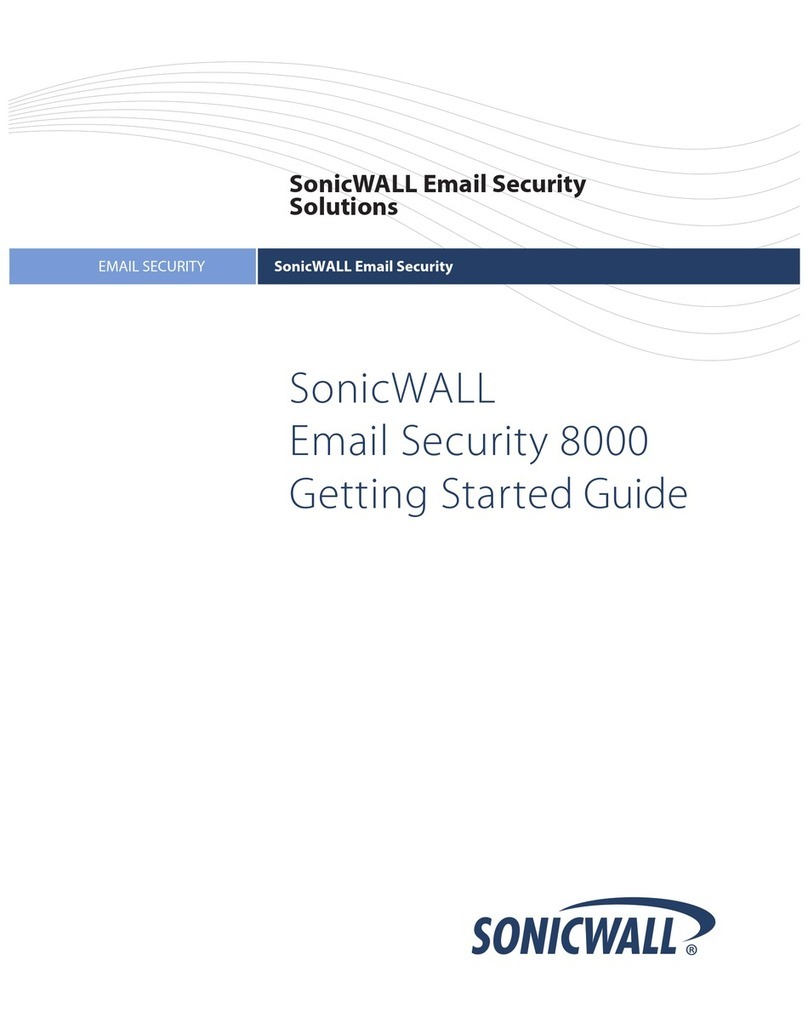 SonicWALL Email Security 800 Getting started guide SonicWALL Email Security 800 Getting started guide