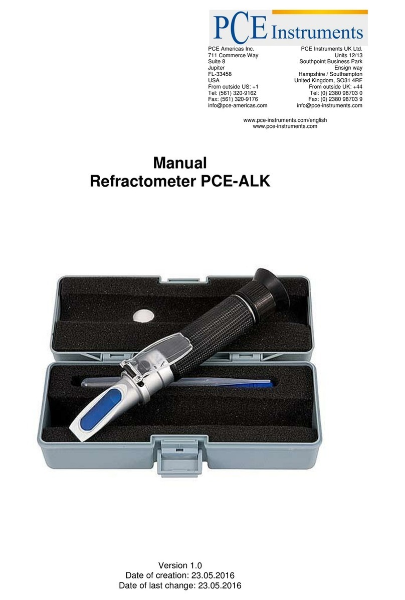 PCE Instruments PCE-ALK User manual
