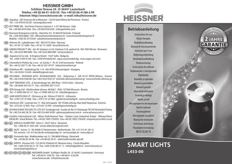 HEISSNER L453-00 Instructions for use
